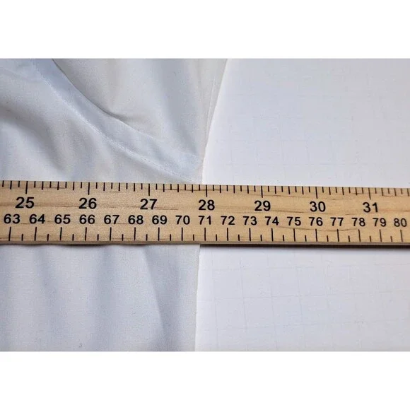 Vintage Mens Puritan White Long Sleeve Shirt Button Up Wrinkle Free Size XXL-2XL - Picture 5 of 10